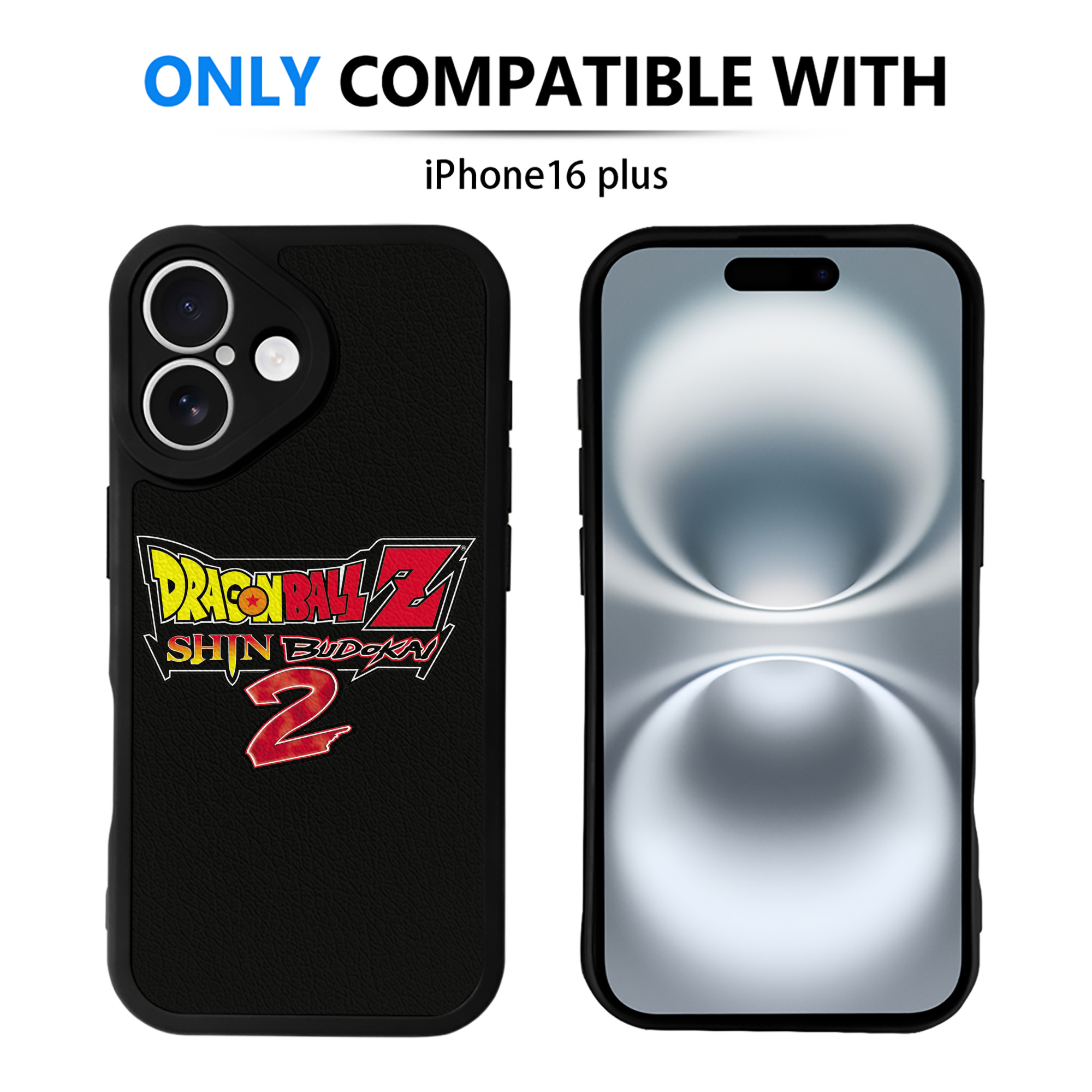 （画像用） ドラゴンボール DRAGON BALL 【iPhone 16シリーズ対応】シリコンスマホケース（レザー調） 材質：シリコン